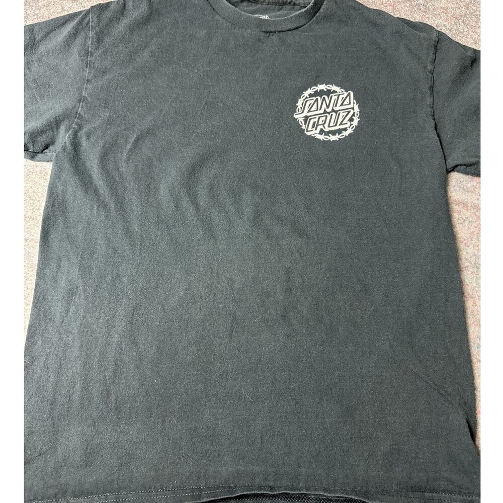 Santa Cruz Skateboards Black Logo Men’s Size M T-Shirt Original Skater Grunge